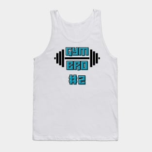 Gym Bro #2 Black Tank Top